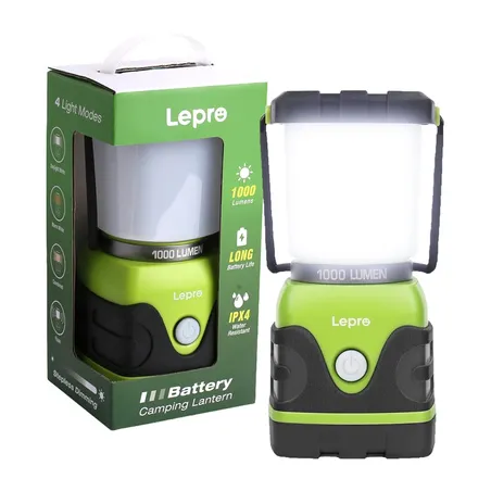 LEPRO 3300002 1000-lumen battery-powered camping lamp
